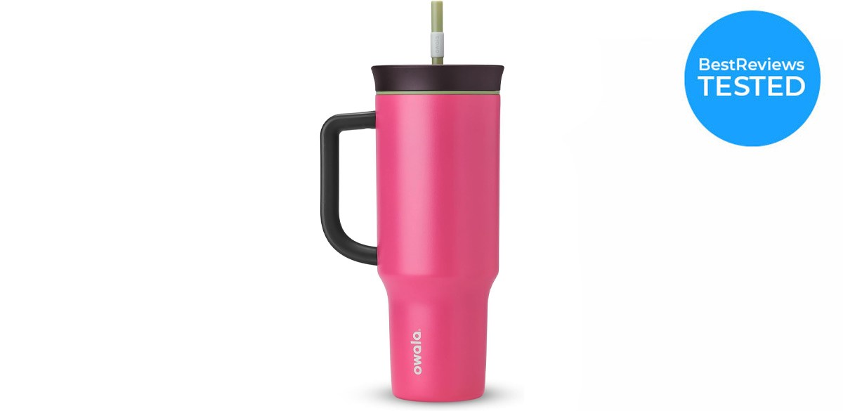 Owala Stainless Steel Triple-Layer Insulated 40-Ounce Travel Tumbler Owala Stainless Steel Triple-Layer Insulated 40-Ounce Travel Tumbler