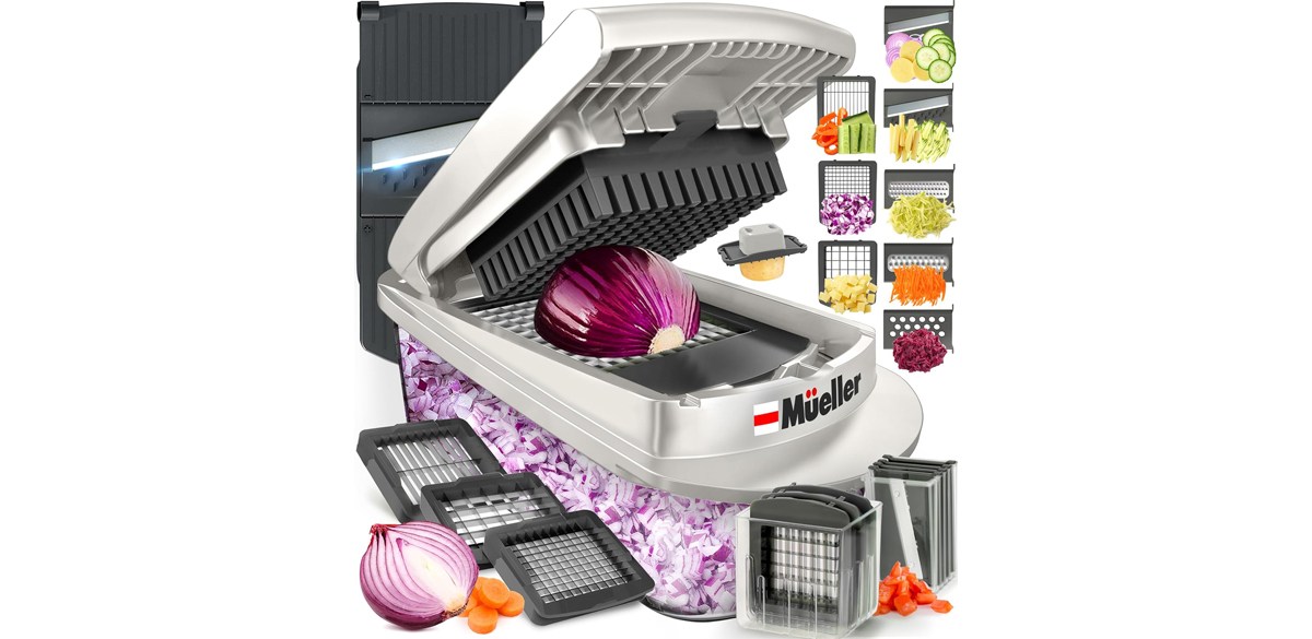 Mueller Pro-Series 10-in-1 8-Blade Vegetable Chopper