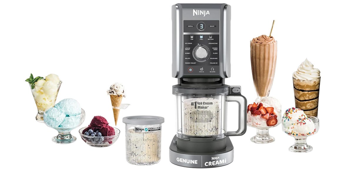 Ninja CREAMi Deluxe Ice Cream & Frozen Treat Maker