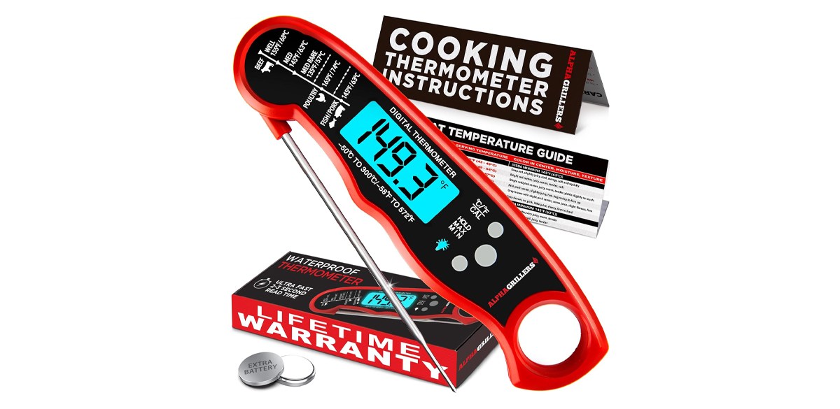 Alpha Grillers Instant Read Meat Thermometer