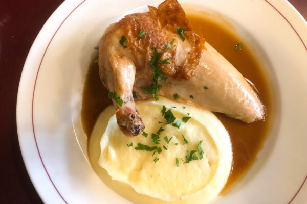 chicken and potatoes