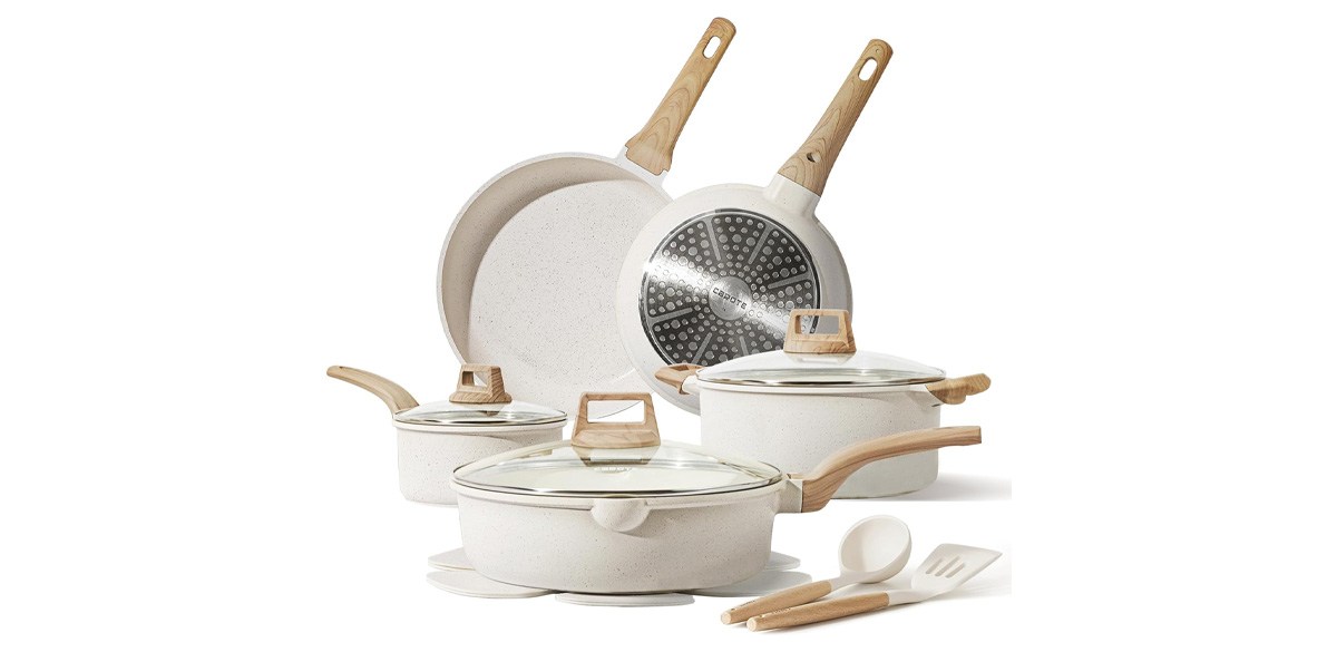 CAROTE 14 Pcs Pots and Pans Set