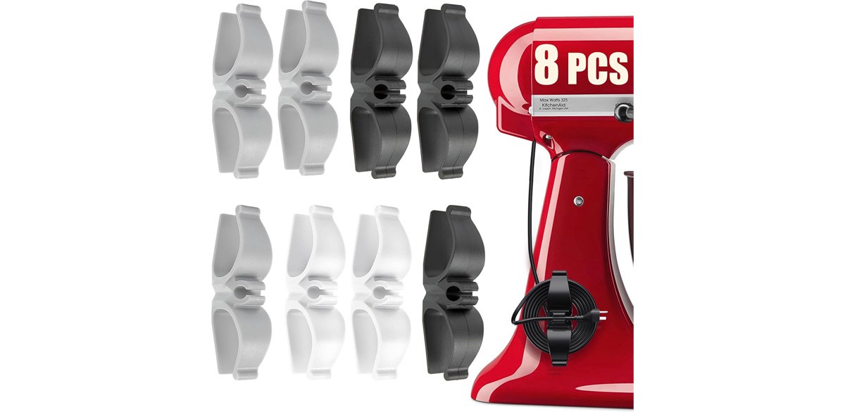 Lancord Store Cord Organizer for Appliances, 8 Pack