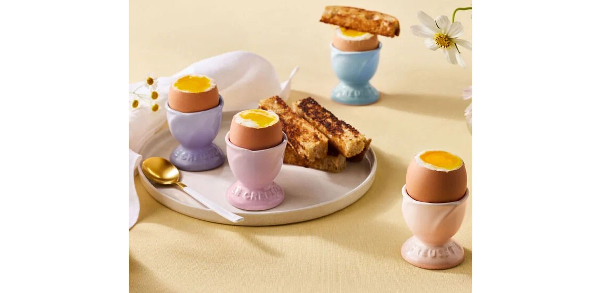 Le Creuset Petal Egg Cups, Set of 4