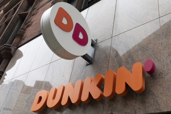 Dunkin storefront.