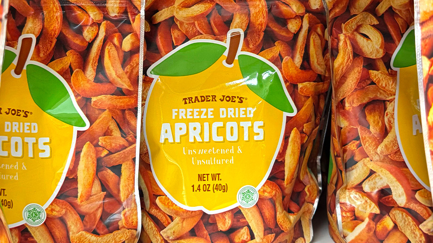 Trader Joe's freeze dried apricots