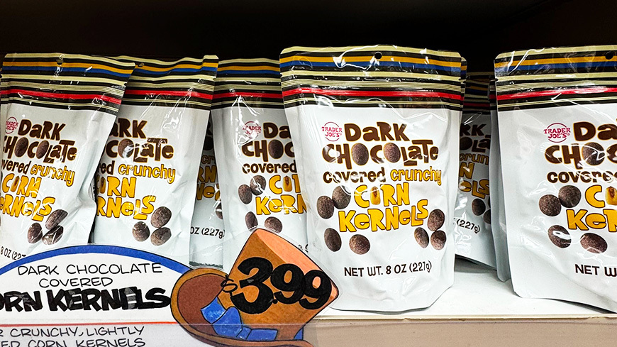 Dark Chocolate Corn Kernels