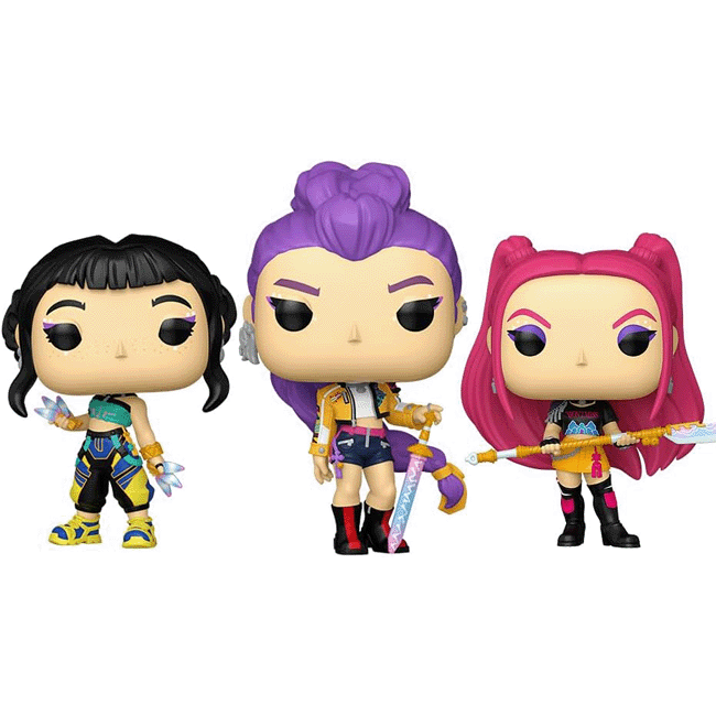 Kpop Demon Hunters Funko Pop! set of three