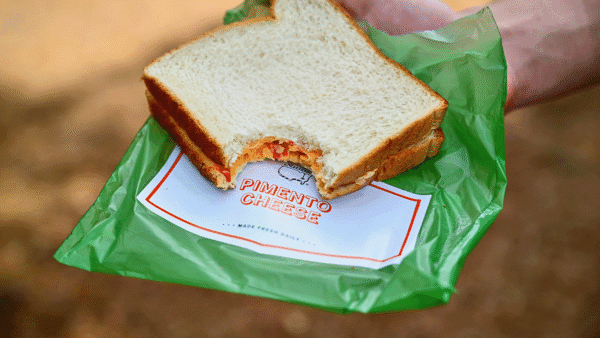 Masters pimento cheese sandwich