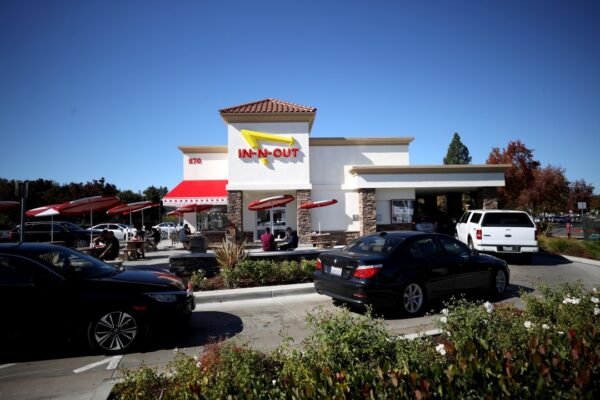 n-N-Out restaurant in California