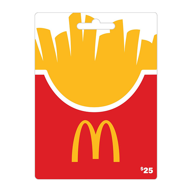 McDonald's gift card