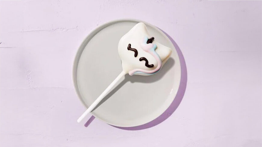 Unicorn cake pop