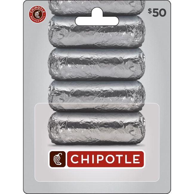 Chipotle gift card