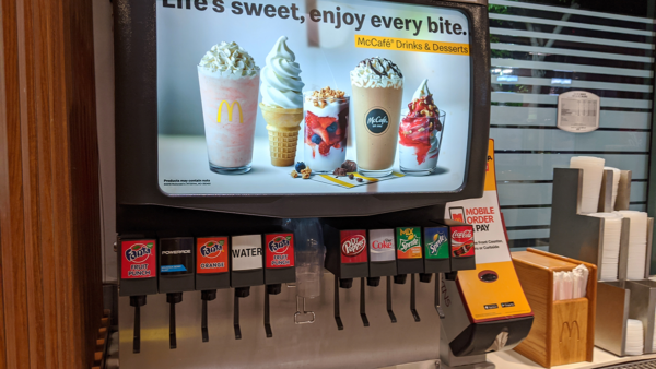 Mcdonald's soda fountain