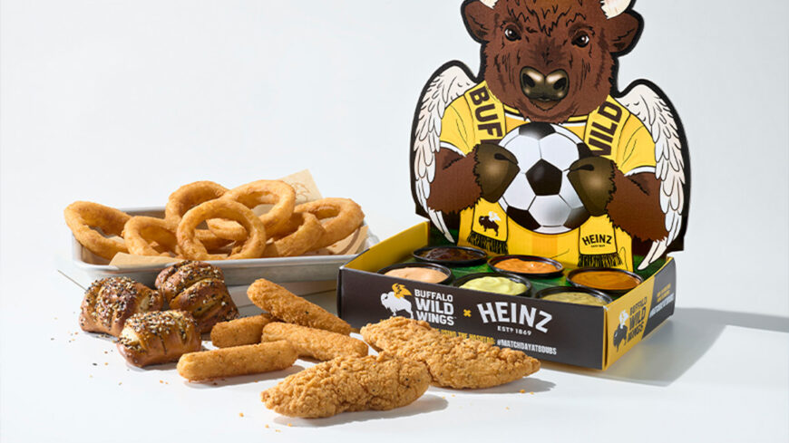 Buffalo Wild Wing's Match Day Menu.
