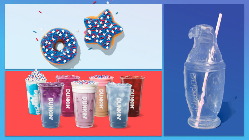 Dunking Red, White and Brew Menu
