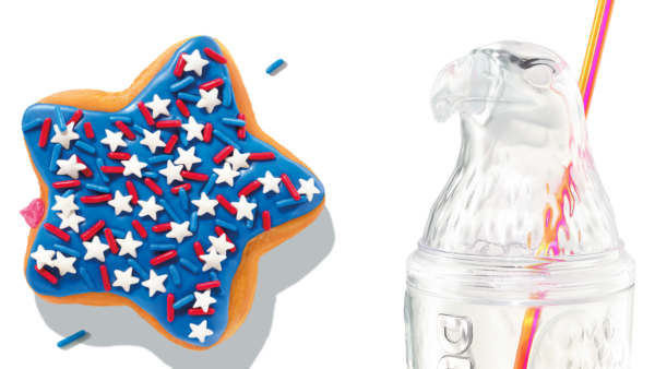 Dunkin Eagle Cup and Rocket Pop Doughnut