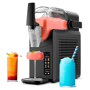 Iceman Slushy machine with red slushy beverage