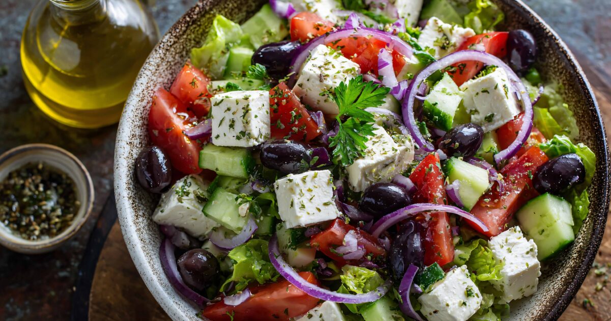Avoid cyclospora with this no-lettuce Greek salad recipe - SavorNation