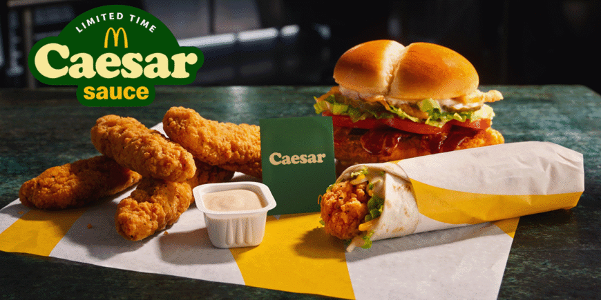 McDonald's Caesar Sauce menu