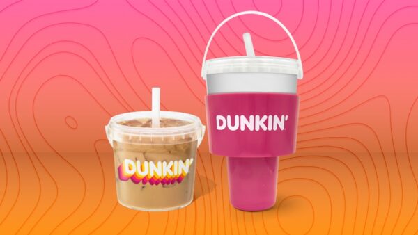 Dunkin Beverage Bucket and Holder Feature