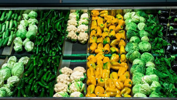 Produce at the supermarket