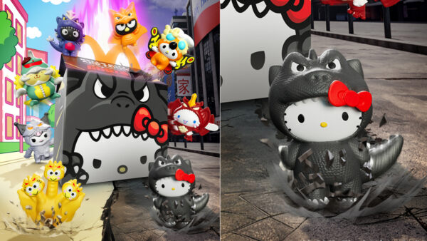 McDonalds Hello Kitty x Godzilla Happy Meal
