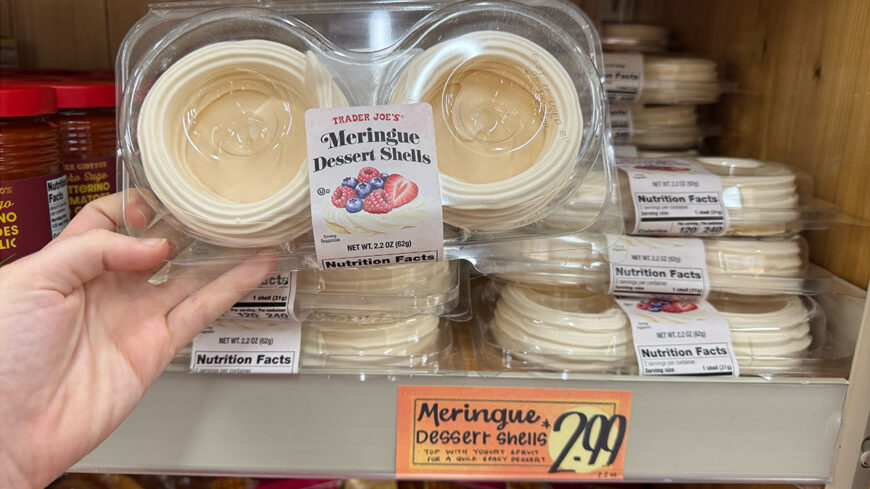 Trader Joe's Meringue Dessert Shells.