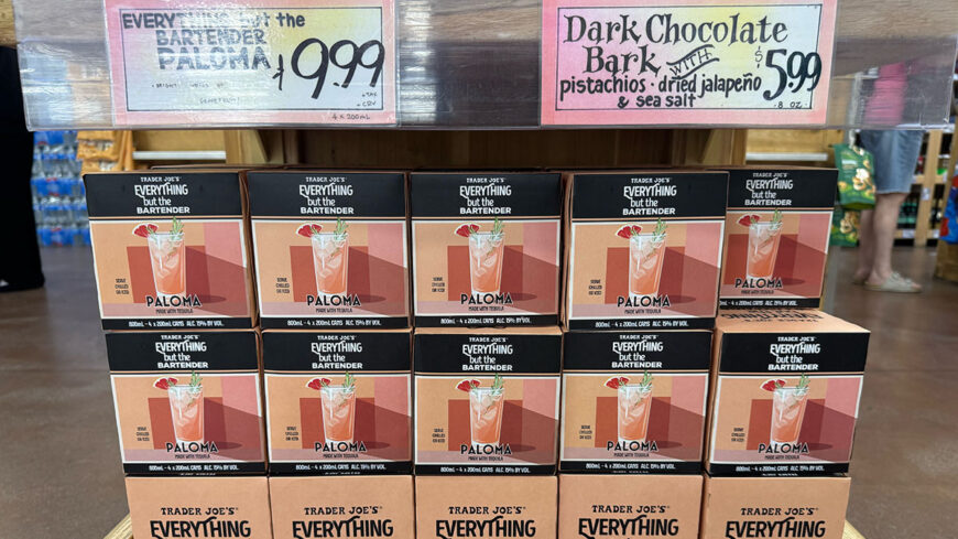 Trader Joe's Everything But The Bartender Paloma.