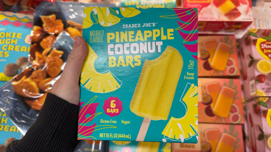 Trader Joe's Pineapple Coconut Bars.