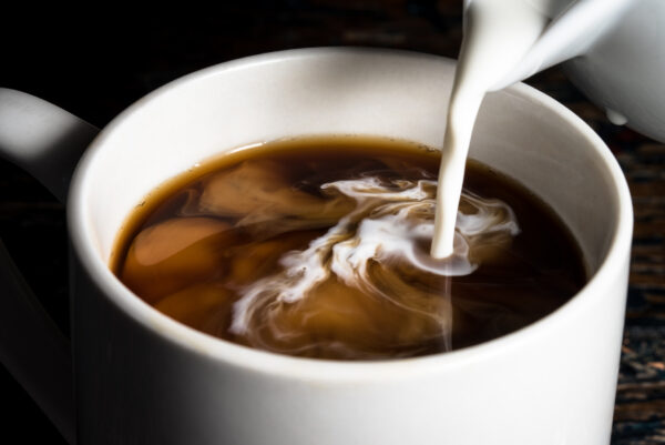 coffee with creamer