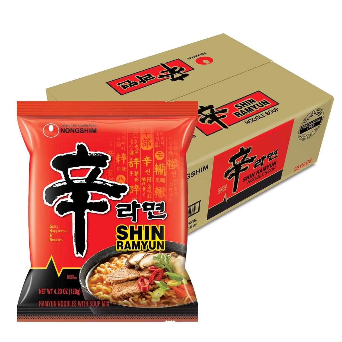 Nongshim Shin Ramyun Noodles