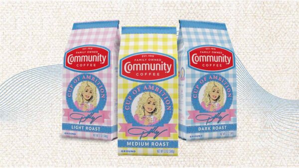 Three bags of Dolly's coffee