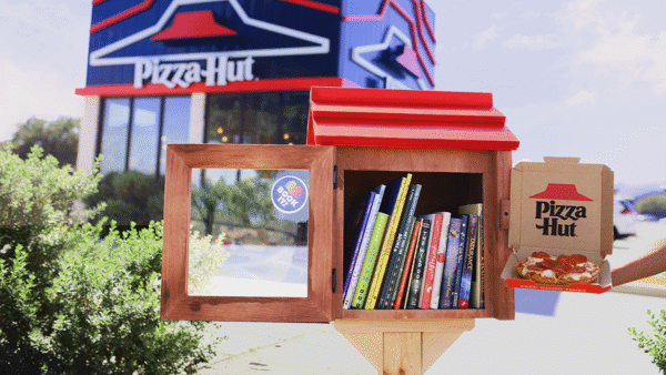 Pizza Hut little hut library