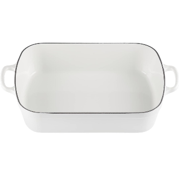 Le Creuset Enameled Cast Iron Rectangular Roaster, 5.25 qt., White | 5.25 qt.