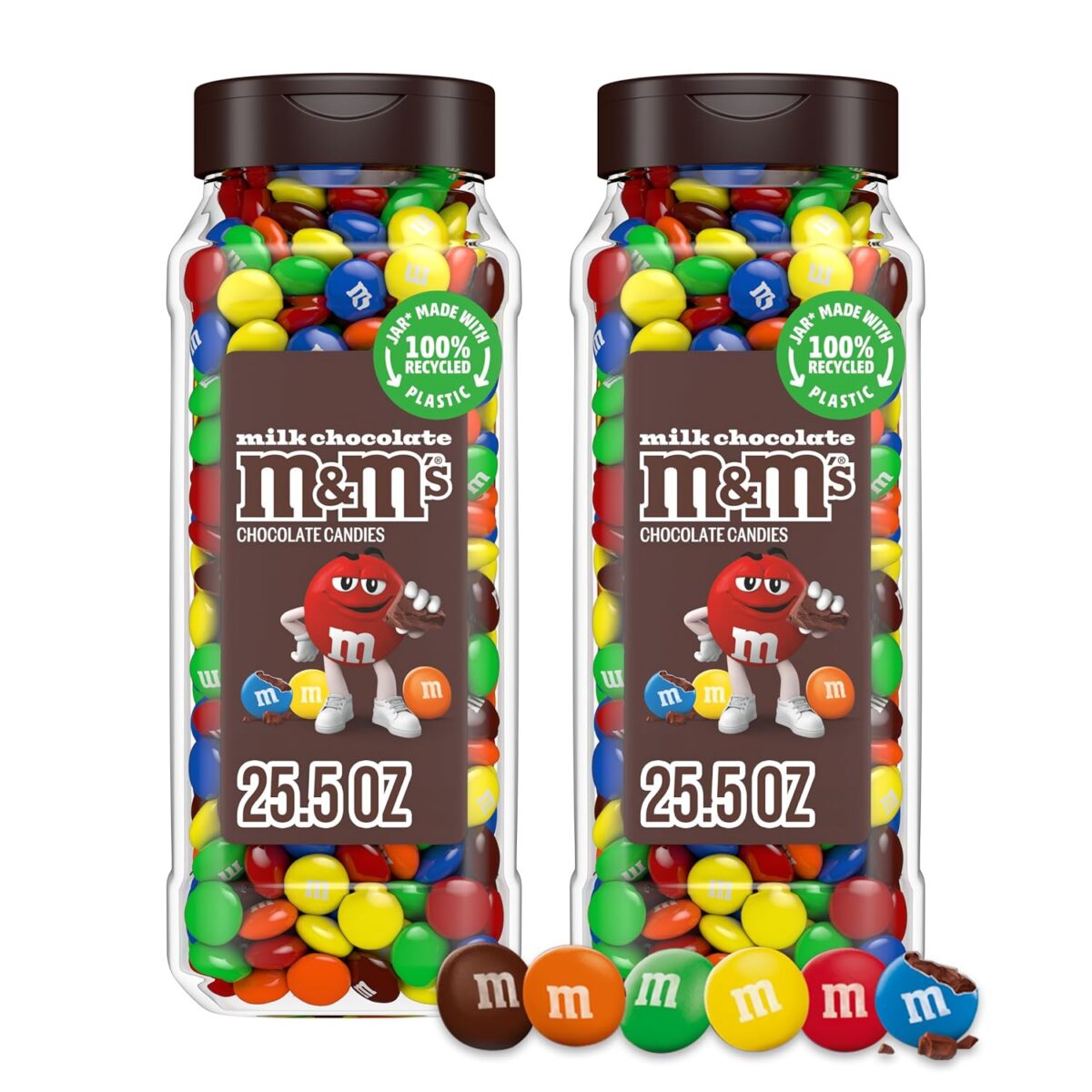 M&M'S Milk Chocolate Candy resealable jars