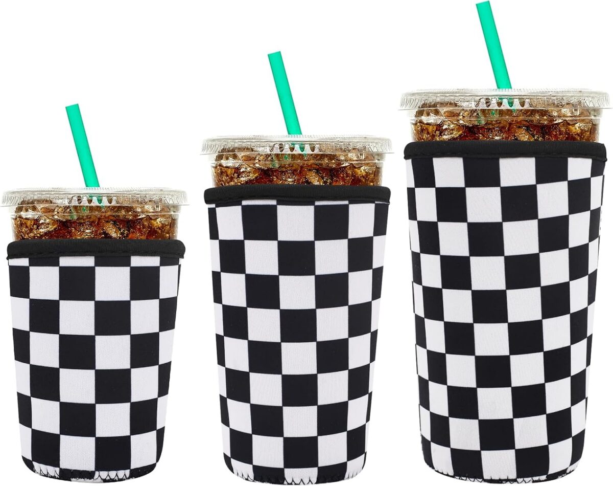 Reusable Neoprene Iced Coffee Sleeves