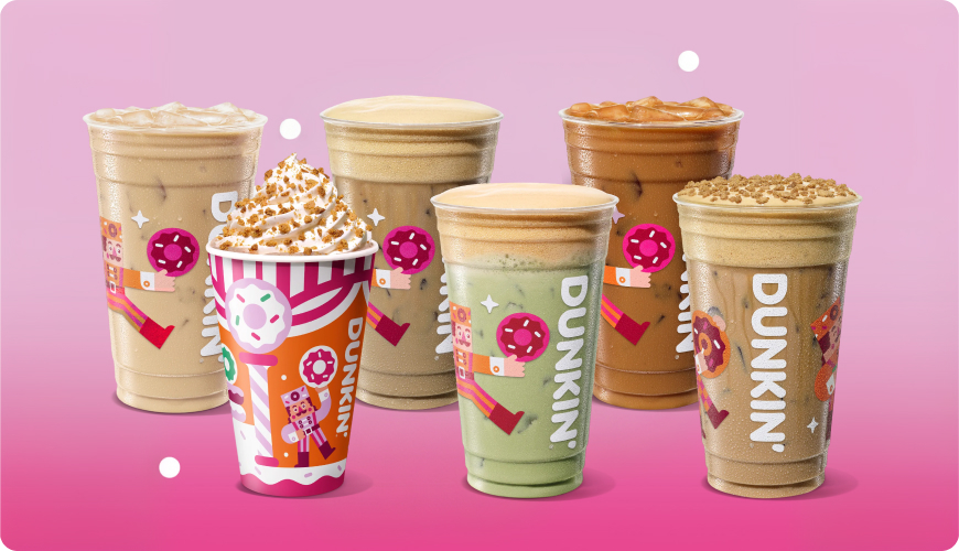 Dunkin' cookie butter lineup