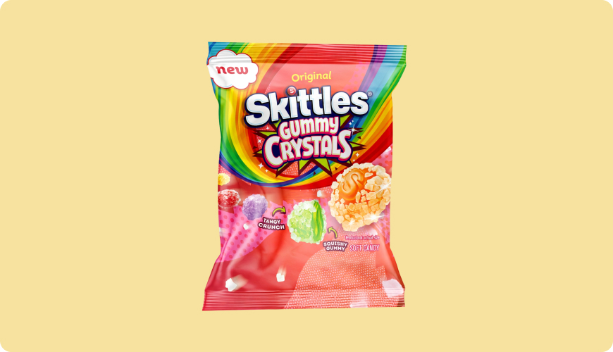 Skittles Gummy Crystals